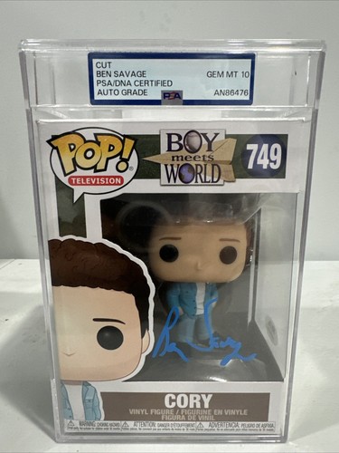 Ben Savage Signed Cory Funko 749 Boy Meets World Autograph PSA DNA ENCAPSULATED