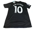 Sergio Aguero Signed Manchester City Home Soccer Jersey #10 with Beckett COA
