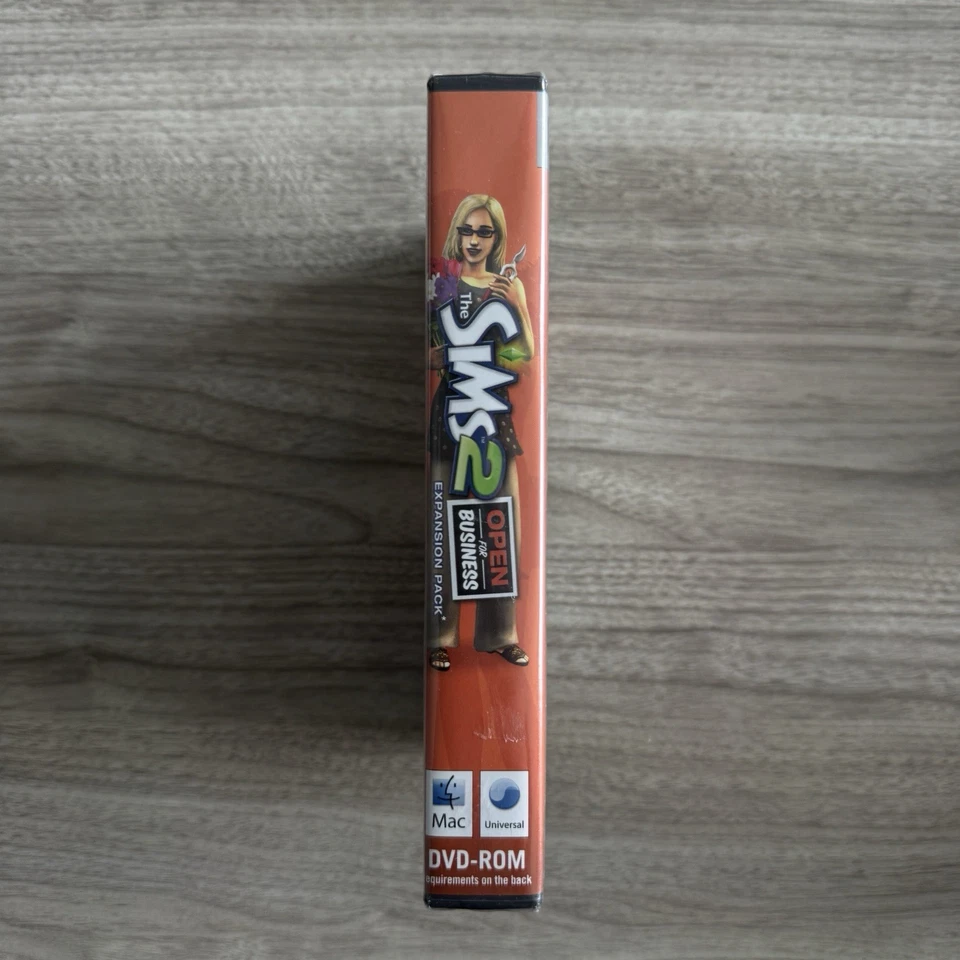 The Sims 2: Open for Business Mac DVD Expansion Pack NIB Factory Sealed Aspyr EA - Image 2 of 4