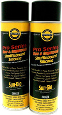 Silicone Shuffleboard Spray 12 Oz.  Pack of 2 
