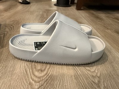 Nike Men's Calm Slides Sport Sandal 11 Wolf Grey/Wolf Grey