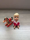 VTG Mattel Liddle Kiddles CALAMITY JIDDLE Cowgirl Doll Outfit Horse