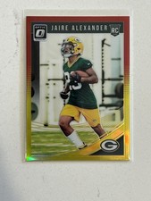 2018 Panini Donruss Optic Jaire Alexander Rookie Red & Yellow Prizm #109