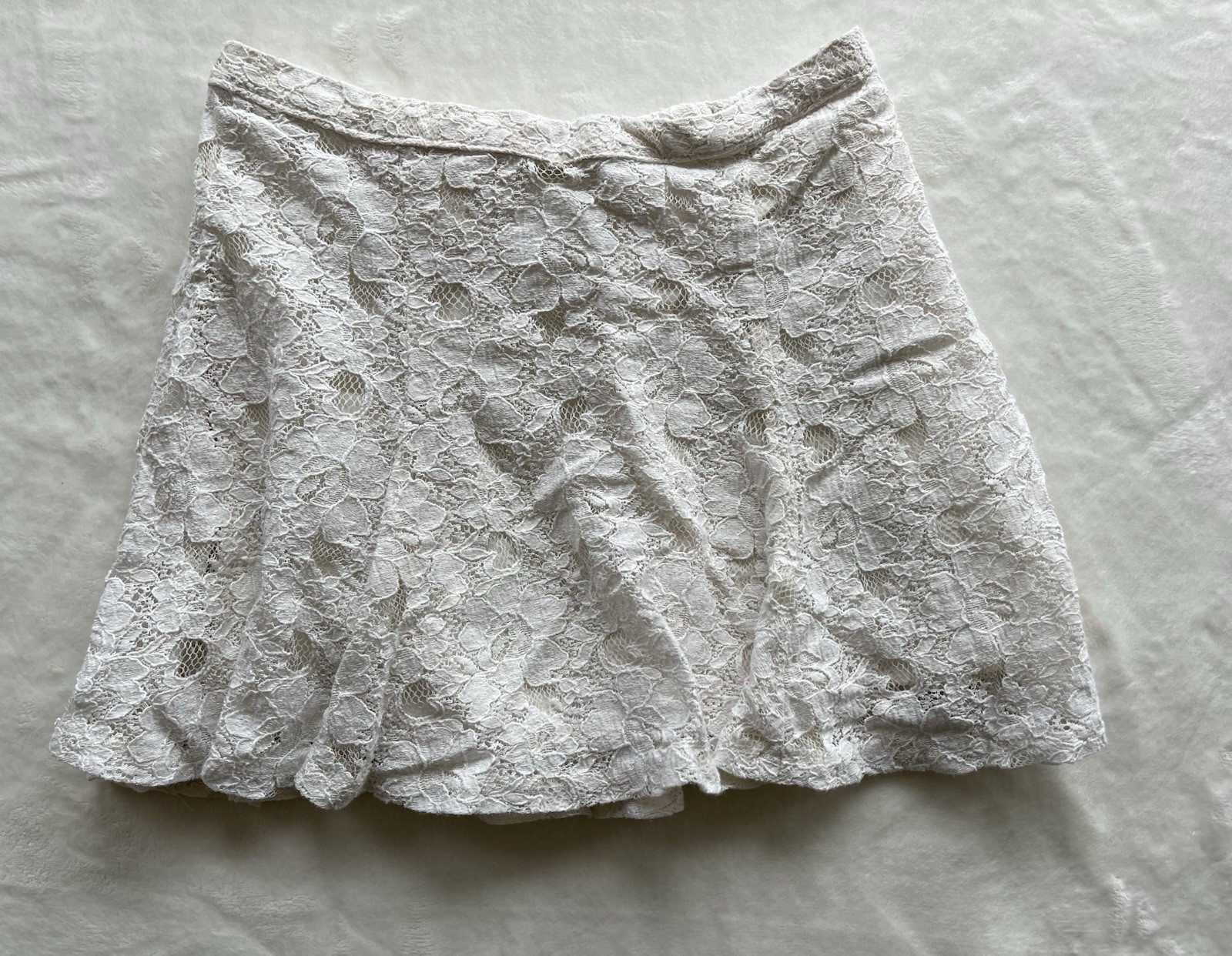 Girls Skirt Lot of 4 Size 10/12 Abercrombie Lace Cat & Jack Corduroy F21 + Plaid