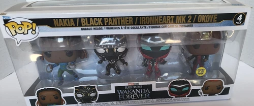 Black Panther Wakanda Forever Marvel Studios Funko Pop 4 pack BRAND NEW IN BOX