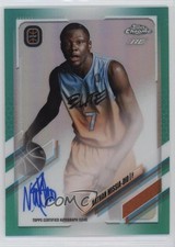 2021 Chrome OTE Overtime Elite Aqua Refractor 66/99 Nathan Missia-Dio Auto 0w8