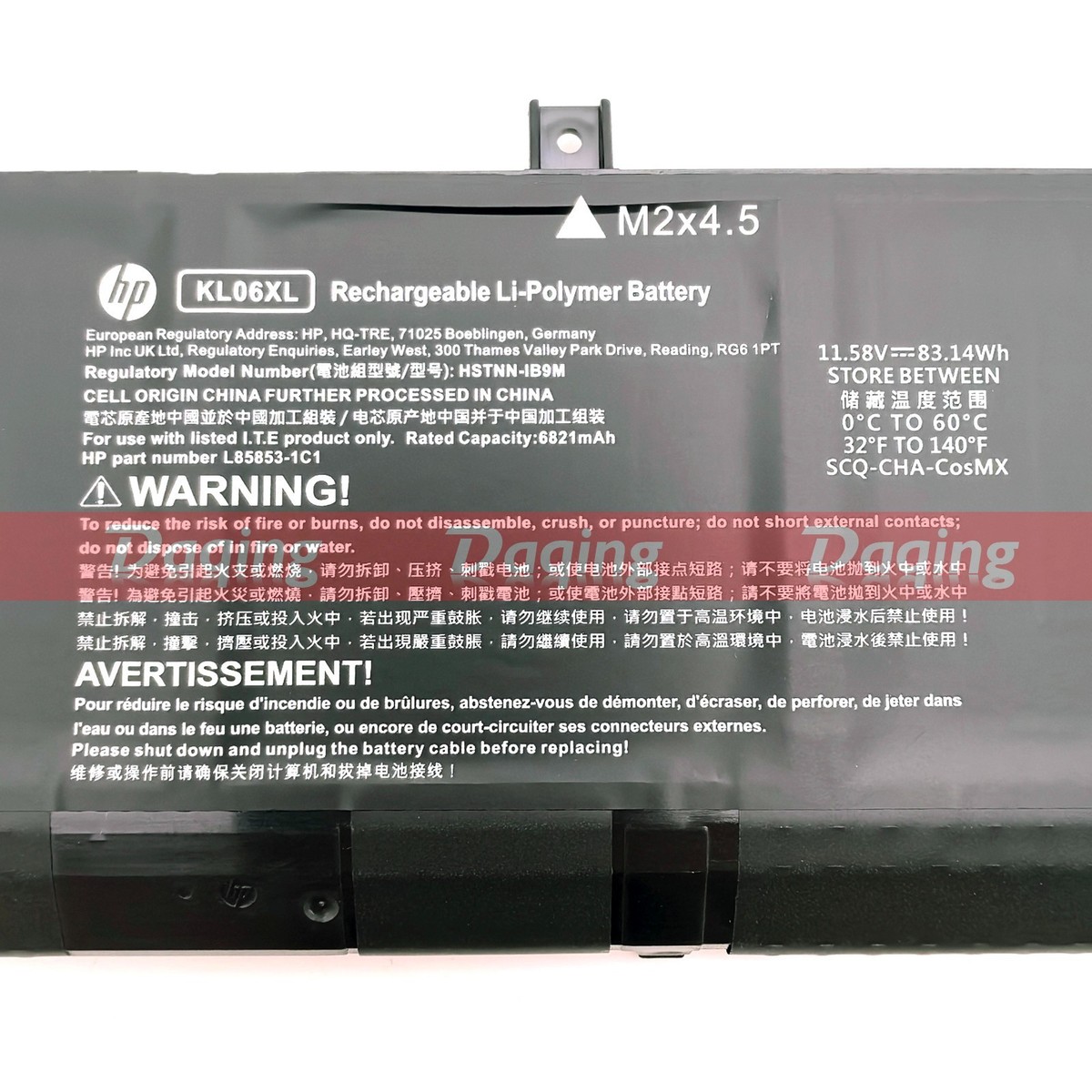 New Original KL06XL Battery for HP Envy 15-EP0090TX HSTNN-IB9M