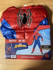 NEW Marvel SPIDER-MAN Padded Costume size M 8 NWT NIB