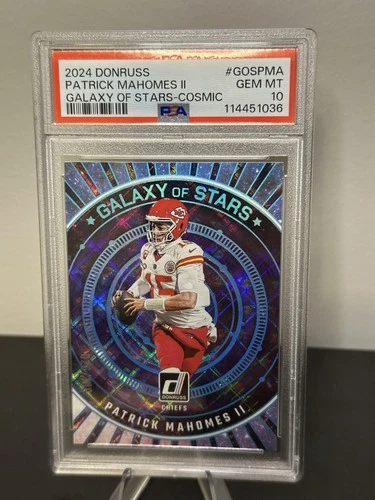 2024 Donruss #GOS-PMA Patrick Mahomes II Galaxy of Stars Cosmic PSA 10 #/100