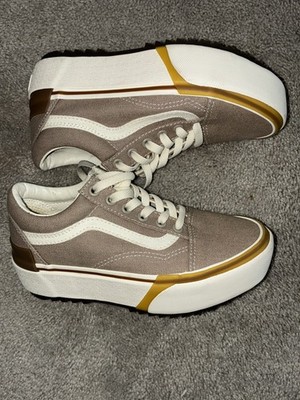 Vans Womens Old Skool Platform. Never worn. Bought at auction with paint stain