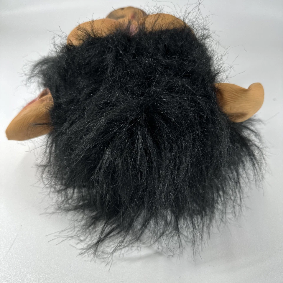 Comical Chimp Adult Mens Mask Head Halloween Accessory Big Ears Monkey - Image 4 of 4