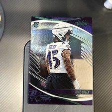 Mike Green 2025 Panini Absolute Football Green RC #160 Baltimore Ravens