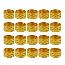 20 Pcs Nail Thimble Sewing Tool Adjustable Vintage Metal Finger for