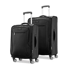 SAMSONITE ASCELLA SOFTSIDE EXPANDABLE LUGGAGE WITH SPINNERS 143511-1041 -BLACK