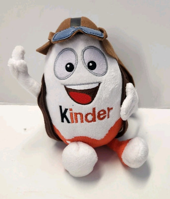 KINDER 7 inch blue Egg Mascot Plush doll Nutella