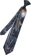 NEW 14" RALPH MARLIN BOYS TODDLER CLIP ON NECKTIE HARLEY DAVIDSON MOTORCYCLE TIE