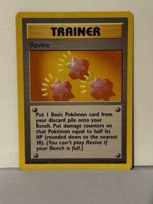 Revive Non Holo 089/102 Base Set NM Pokemon Fast Ship
