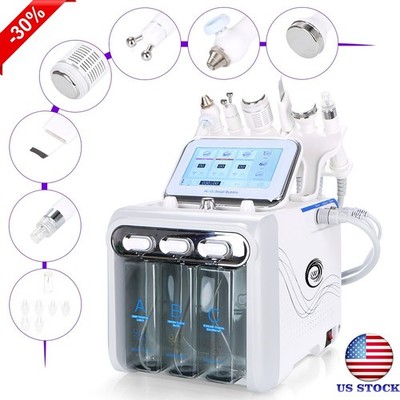 6 In1 Hydra Water Facial Cleaner Aqua Peel Dermabrasion Beauty Spa Machine