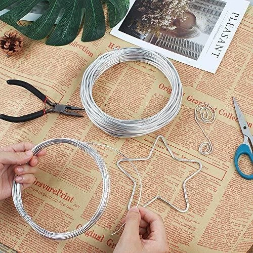 Aluminium Wire Soft Bendable Metal Craft Wire Floral Wire Art Craft Model Making - Image 4 of 4