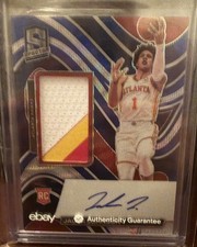 JALEN JOHNSON RC RROKIE PATCH AUTO RPA 3 Color Patch 2021 Panini Spectra 5/30
