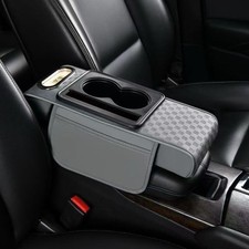 Portable Armrest Pad PU Leather Storage Box Car Armrest Pillow  Universal