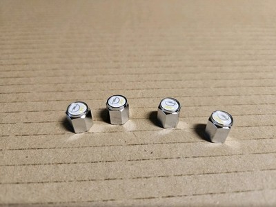 Für Opel Vauxhall Reifen Ventilkappen Weiß x 4