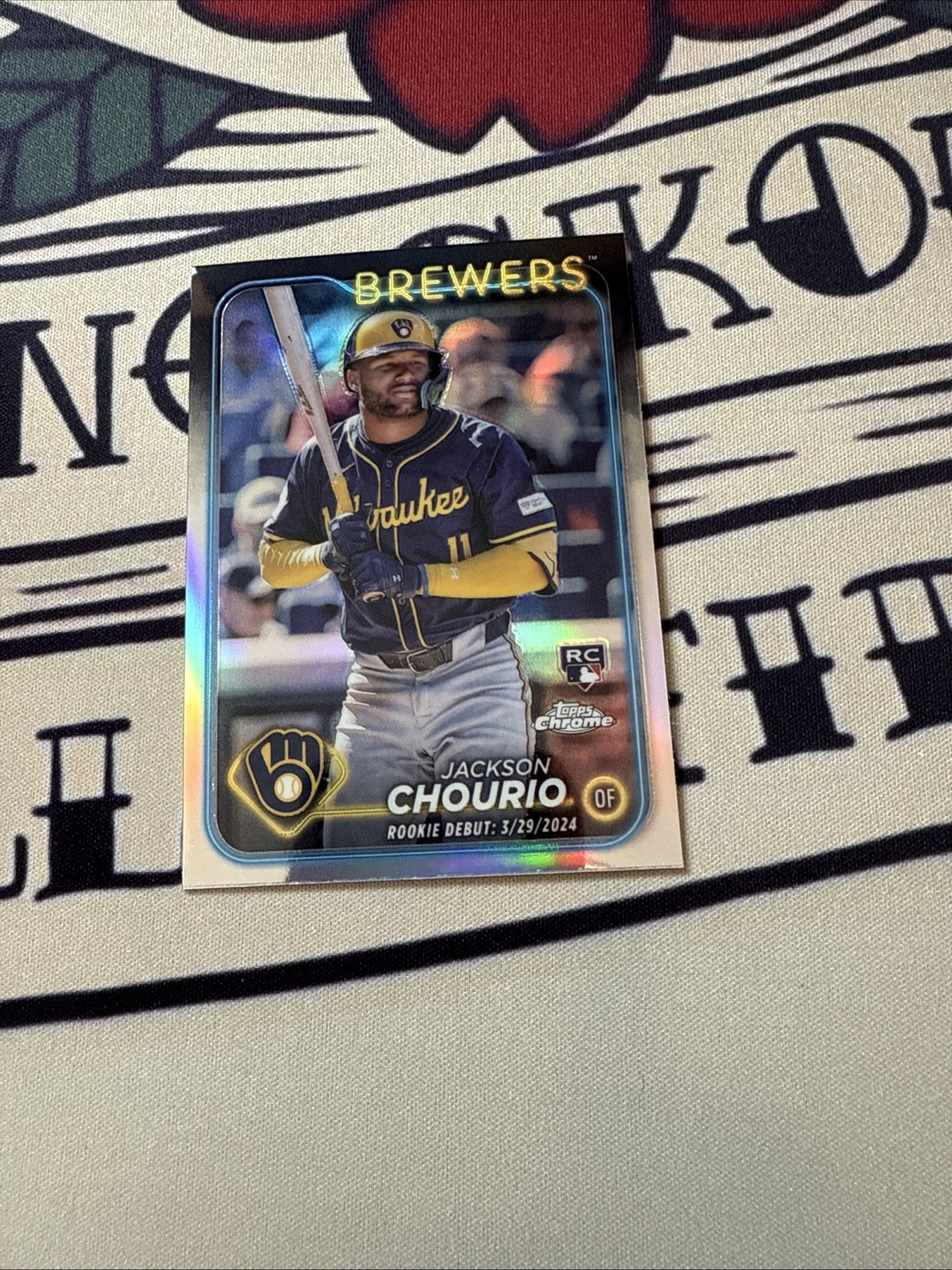 2024 Topps Chrome Update Series - Rookie Debut Jackson Chourio #USC30 Refractor