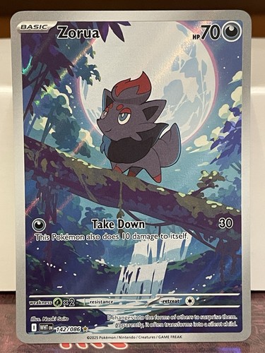 Zorua - Pokémon White Flare 142/086 - Illustration Rare - NM