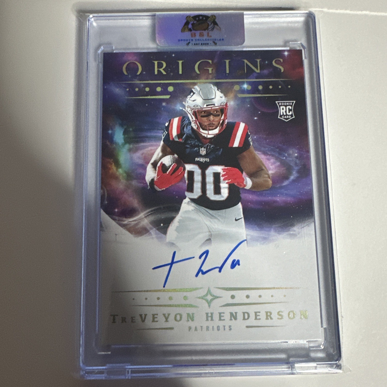 2025 Panini Origins TreVeyon Henderson RC Rookie On-Card Auto #RA-THE 🔥🔥😳