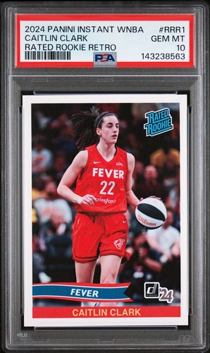 2024 Panini Instant WNBA Rated Rookie Retro CAITLIN CLARK - PSA 10 Gem Mint - RC