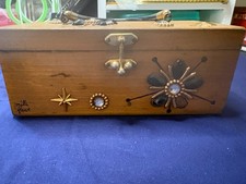 Enid Collins of Texas Box Bag 1960s Mille Fleurs Wooden Purse Vintage