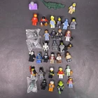 Lot Of 35 Lego Minifigures/Accessories Star Wars Ninjago Marvel DC Assorted