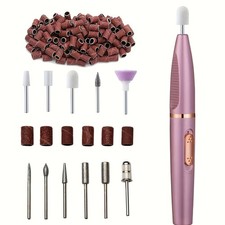 Electric Nail Drill Kit - Multi-Function Manicure Tool for Polishing  Shaping