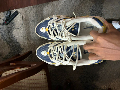 Nike Air Max 96 II 'Goldenrod' Men s Low Top Lace Up Mesh Cushioned