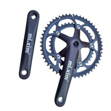 Image of Ultralight Alloy Crankset Chainring Road Bike 130BCD 39-53T 6-10 Speed