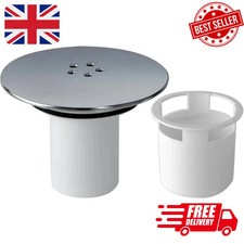 Shower Drain Trap Cover Shower Plughole Cover 90mm Plug Drain Replacement