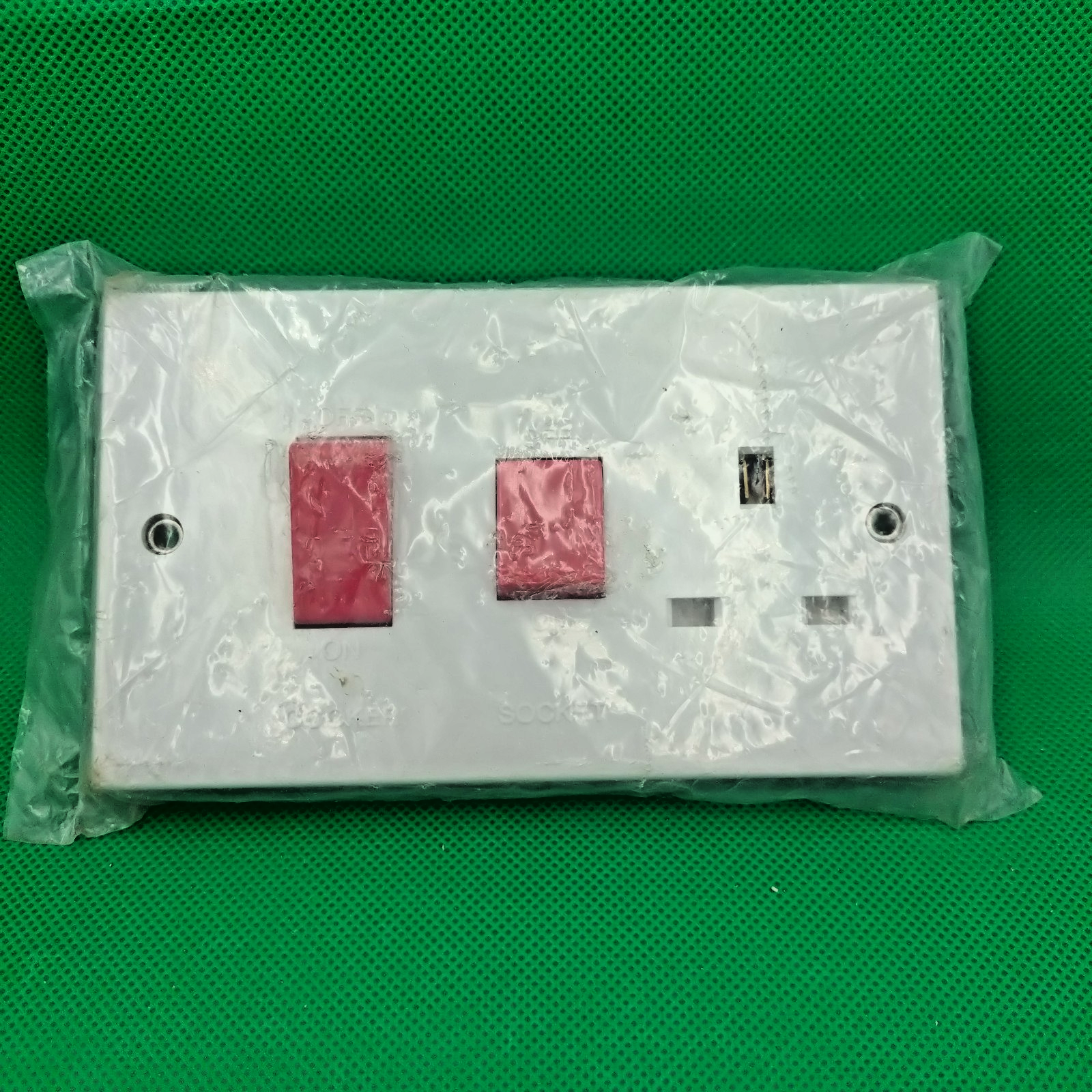 45A Cooker Control Unit 45 Amp Switch + 13A Socket White New Sealed