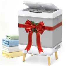 2025 Large Towel Warmer with 35L Capacity, Foldable Towel Warmer Bucket for B...