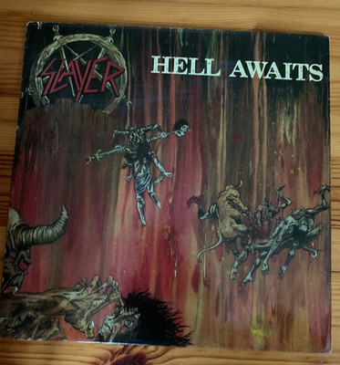 Slayer - Hell Awaits LP Vinyl 1988 Metal Blade US-Pressung