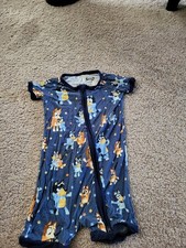Little Sleepies NWT Bluey Dance Mode Zippy Size 18-24 Month Bamboo