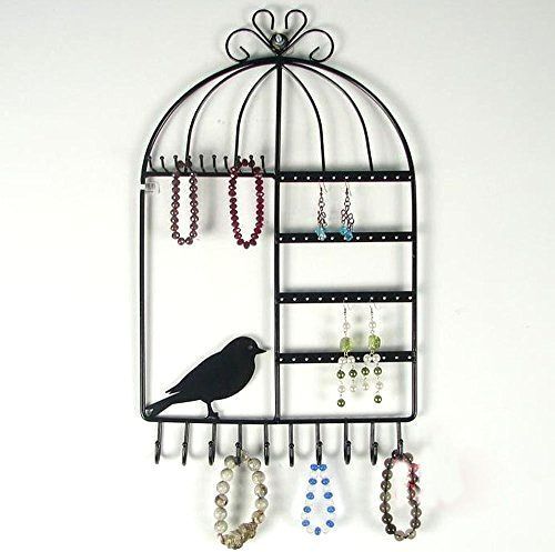 Jewelry Organizer Hanging Holder Display Stand Rack Wall Earring Necklace New - Bild 3 von 8