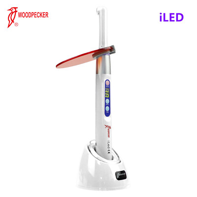 100% Genuine Woodpecker iLED Dental Lab Curing Light Lamp 1 Sec Resin 2500mw/c㎡