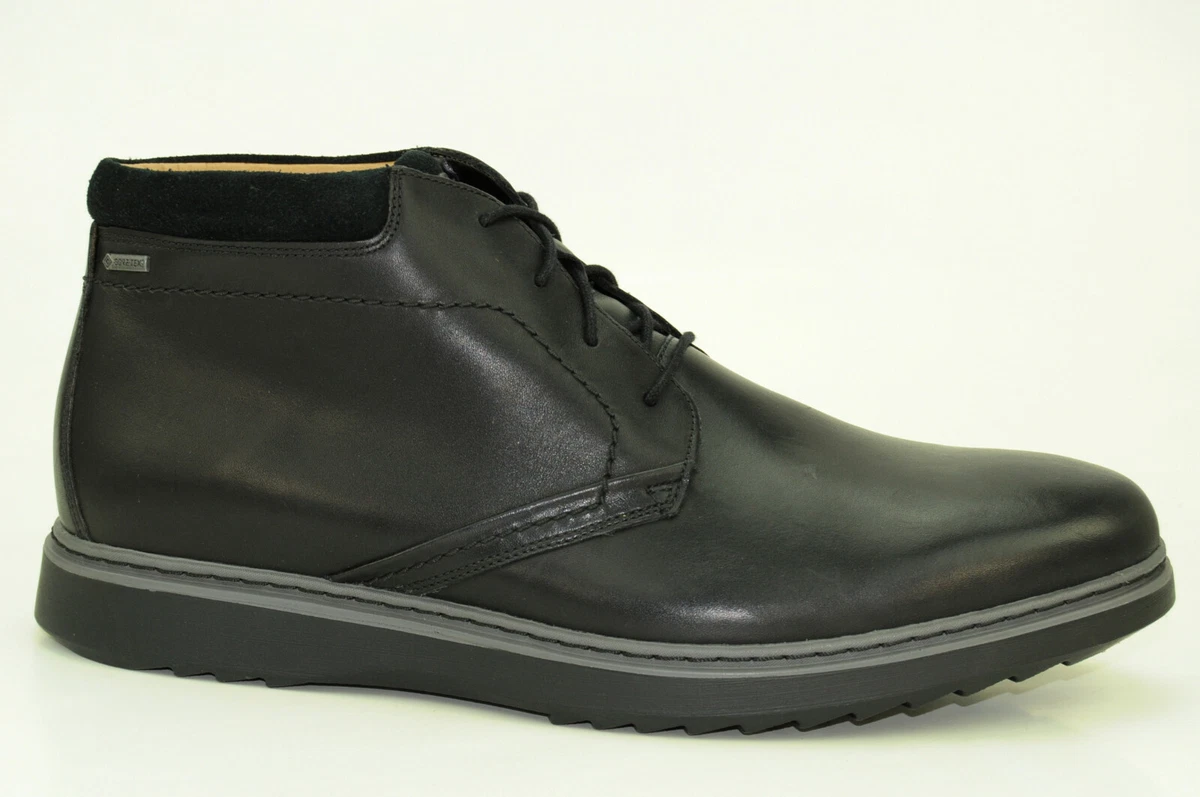 Clarks Gore-Tex XCR Leather Boots Mens 12M Black Green Color Waterproof 36575 Gore Tex Rain Boots - Etsy Singapore main image 4
