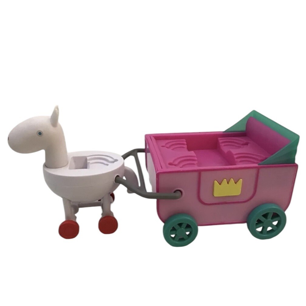 Cinderella Princess Peppa Pig & Her carriage & Sir George