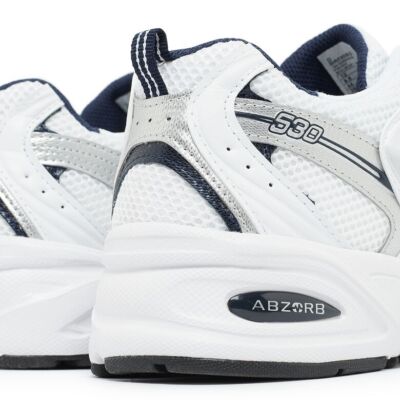 New Balance 530 Series Shoes Sneakers 'White/Silver' - MR530SG | eBay