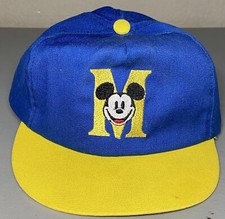 Vintage Mickey Mouse Children s Sm Hat Blue / Yellow Goofy s Co. Walt Disney