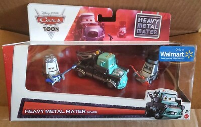Disney Pixar Cars Toon 3 Pack Heavy Metal Mater EDDIE & ROCKY | eBay