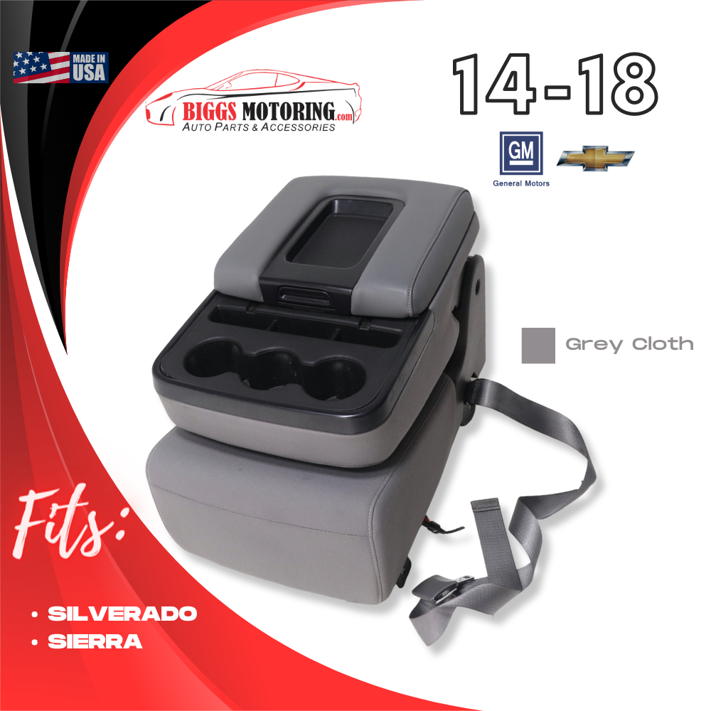2014-2018 Chevrolet Silverado Sierra Center Console Jump Seat
