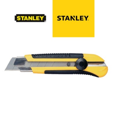 STANLEY Cuttermesser 0-10-425 Klingenbreite 25 mm mit Feststellrad Länge 180 mm