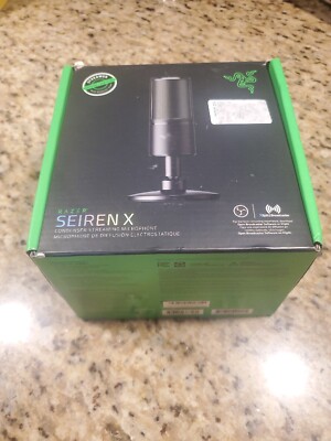 Razer Seiren X: Supercardioid Condenser Mic - Professional Streaming Microphone